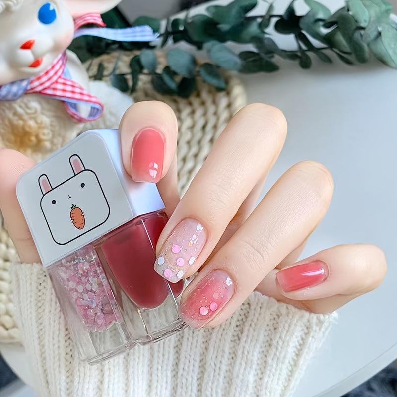 Peelable Water-based Nail Polish Odorless Quick Drying Lasting Nail Lacquer