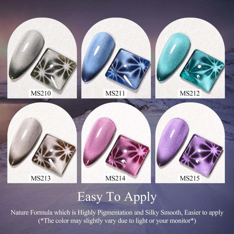 Cat Eye Gel Nail Polish Set Magnetic Gel Polish Kit