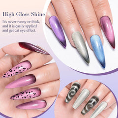Cat Eye Gel Nail Polish Set Magnetic Gel Polish Kit