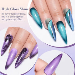Cat Eye Gel Nail Polish Set Magnetic Gel Polish Kit