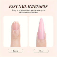 Acrylic Nail Kit For Beginners Clear Pink Acrylic Powder Non Yellowing Liquid