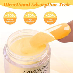 0.5oz X 6 Colors Dipping Powder Set Yellow Orange Red