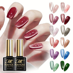9D Spar Cat Magnetic Gel Nail Polish Reflective Glitter