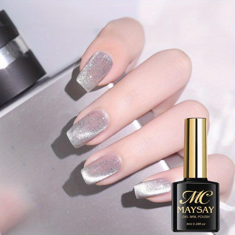 9D Spar Cat Magnetic Gel Nail Polish Reflective Glitter