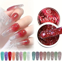 Colorful Glossy Glitter Nail Gel Polish