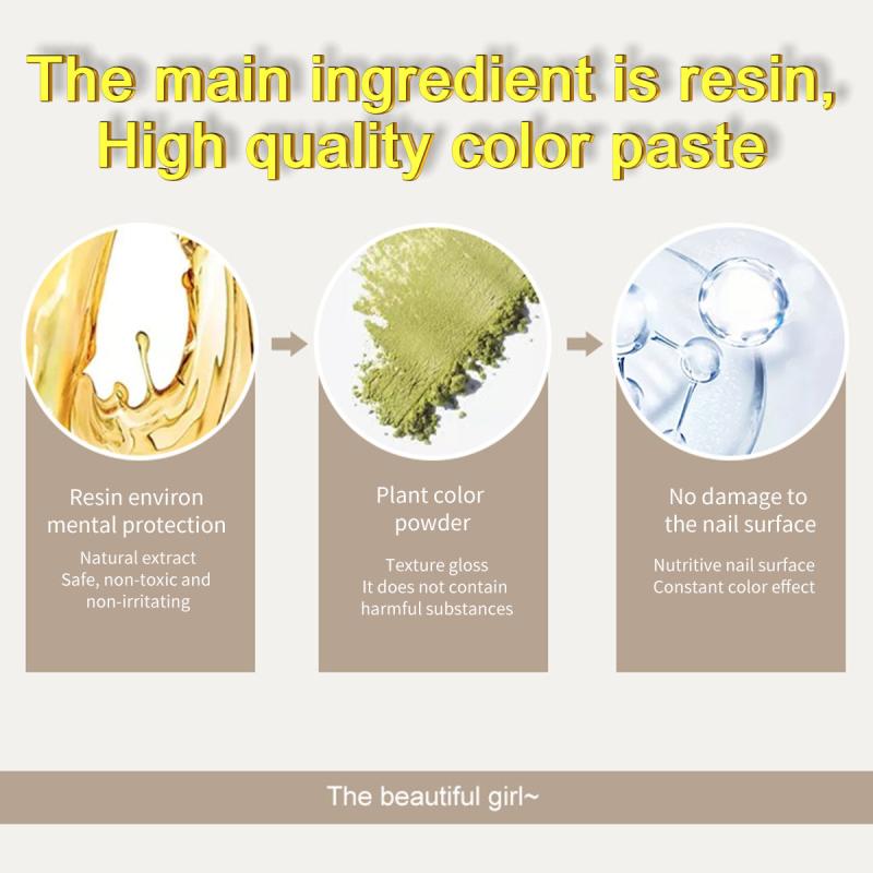 2pcs Milky Nude & Milky Soak Off Gel Polish Kit 10ML Salon At Home Manicure