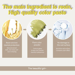 2pcs Milky Nude & Milky Soak Off Gel Polish Kit 10ML Salon At Home Manicure