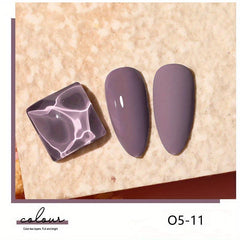 Caramel Red Gel Nail Polish for Women's Nail Art