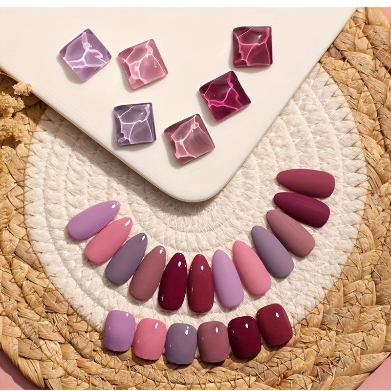 Caramel Red Gel Nail Polish for Women's Nail Art