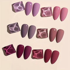 Caramel Red Gel Nail Polish for Women's Nail Art