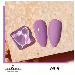 Caramel Red Gel Nail Polish for Women's Nail Art