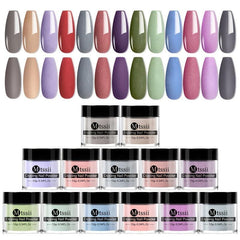 10g Dip Nail Powder DIY Nude Red Purple Series Manicure Accessories