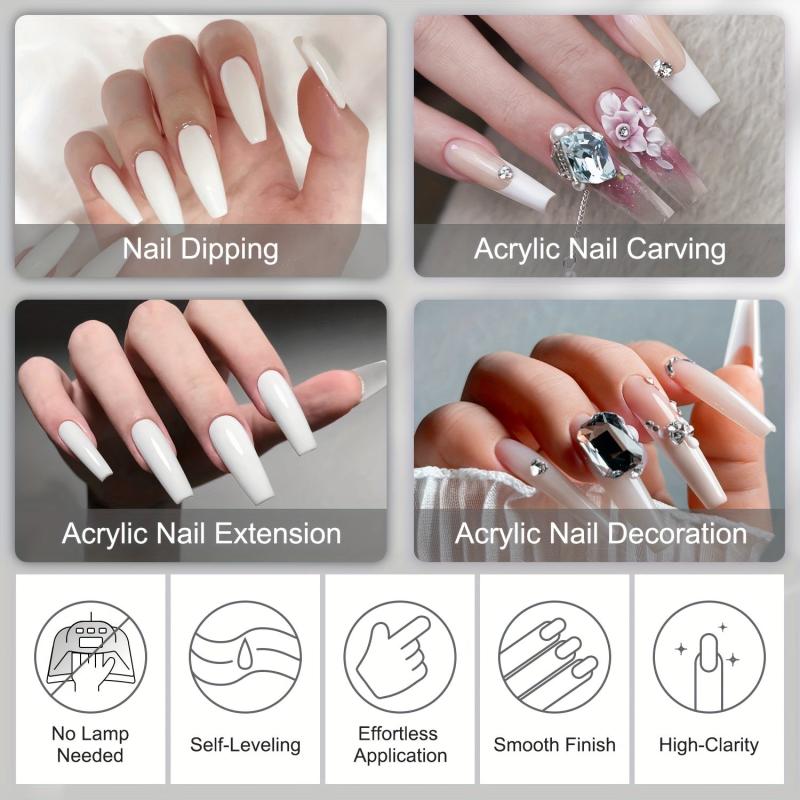 23oz 120g 2 IN 1 Acrylic DIP Powder Nail Salon Manicure