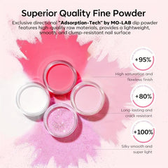 Dip Powder Nail Kit Starter 4 Colors Clear Nude Pink Glitter Dipping Powder Syst