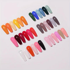 Dip Powder Fast Dry Orange Red Yellow Purple Dipping Powder French Nail Manicure