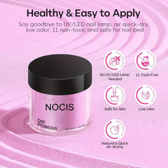 Hot Pink Dip Powder Manicure Kit 4 Colors Summer Bright Set DIY Salon