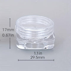 6 Boxes Silver Nail Glitter Set for Nail Art