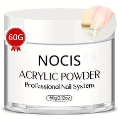 Pink Acrylic Powder 60g Nail Kit System Extension Strengthen 3D Carving Supplies