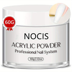 Pink Acrylic Powder 60g Nail Kit System Extension Strengthen 3D Carving Supplies