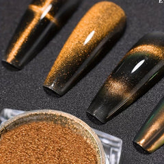 9D Cat Eye Gel Nail Polish 4 Colors Chameleon Galaxy Effect