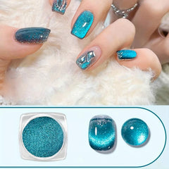 9D Cat Eye Gel Nail Polish 4 Colors Chameleon Galaxy Effect