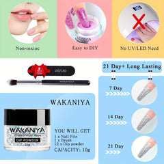 12 Colors Dip & Acrylic Nail Powder Starter Kit