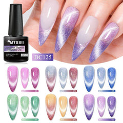 Cat Eye Gel Polish Temperature Changing Magnetic Nail Art DIY