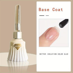 Gel Nail Polish with Base Gel & Top Coat: Long-lasting & Quick-drying