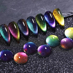 Cat Eye Gel Nail Polish Set with Magnetic Stick