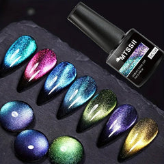 Cat Eye Gel Nail Polish Set with Magnetic Stick