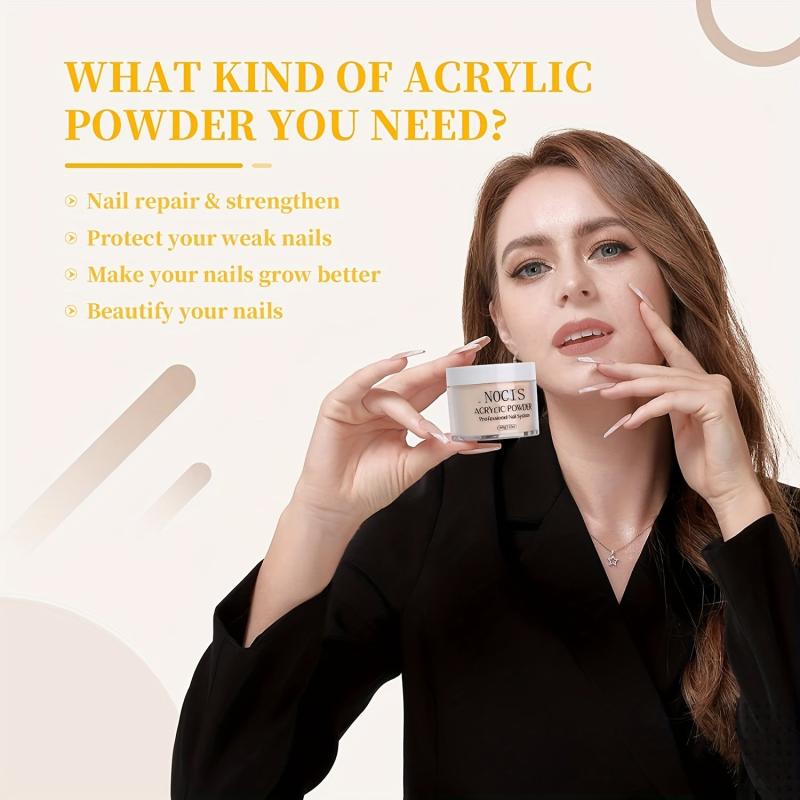 Nude Acrylic Powder 60g Nail Kit Set Strengthen Nail 3D Carving