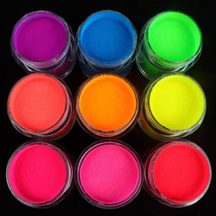 Neon Acrylic Powder For Nail Extension - 3D Carving Pigment Powder Dust