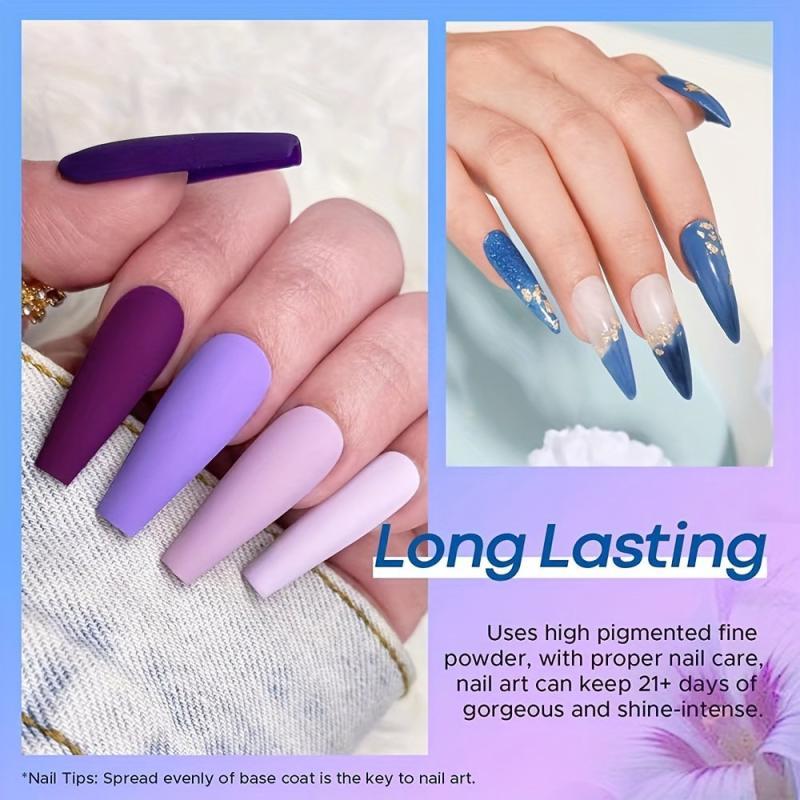 Dip Powder Set - 12 Colors for French Manicure