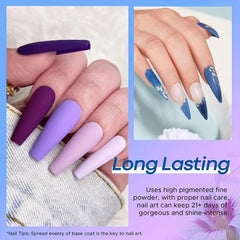 Dip Powder Set - 12 Colors for French Manicure