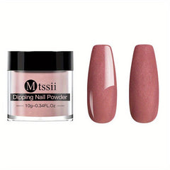 Spring Summer Dipping Nail Powder Solid Shining Glitter Powder Sticking