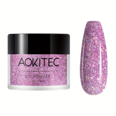 4 Colors Dip Powder Kit Purple Collection Dipping Powder