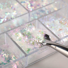 Iridescent Mermaid Sequin Glitter Powder for Nail Art