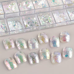 Iridescent Mermaid Sequin Glitter Powder for Nail Art