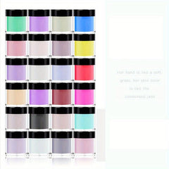 24 Colors Acrylic Nail Powder Set for 3D Manicure Extension