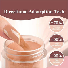 Dip Powder Nail Kit Starter Set with 4 Colors Nude Brown Acrylic