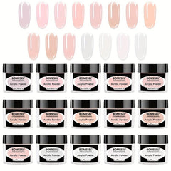 Acrylic Powder 30g Jar Long Lasting Pigmented Acrylic Powder For Nail Extension