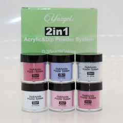 Nude Nail Dipping Powder with Shimmering Glitter Dust