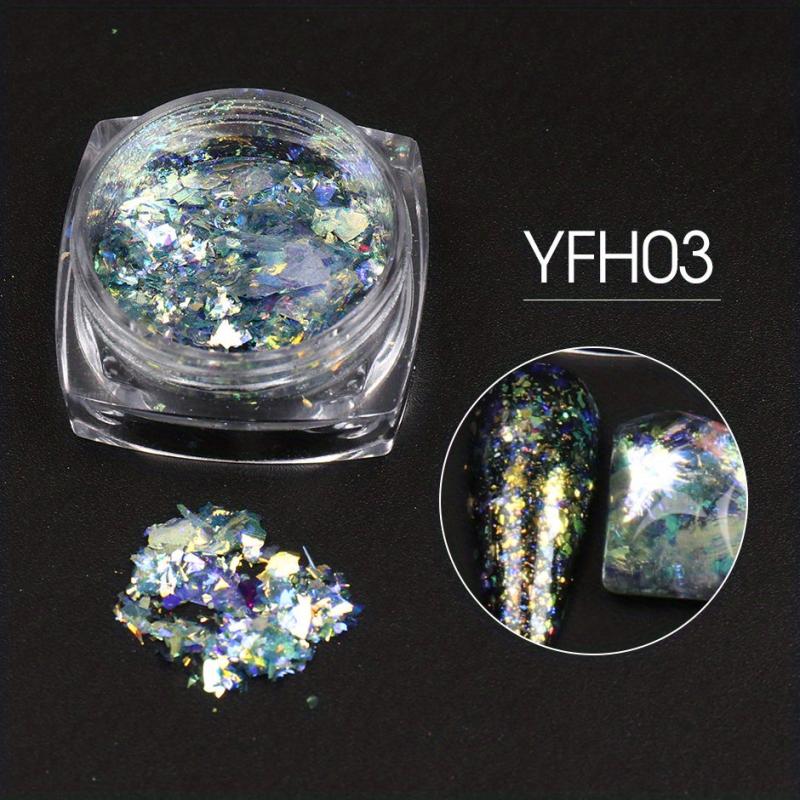Opal Fireworks Nail Glitter Iridescent Dust for Manicures