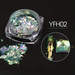 Opal Fireworks Nail Glitter Iridescent Dust for Manicures