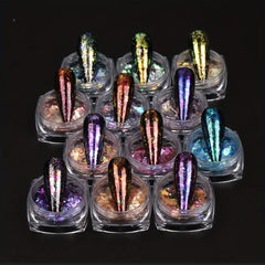Opal Fireworks Nail Glitter Iridescent Dust for Manicures
