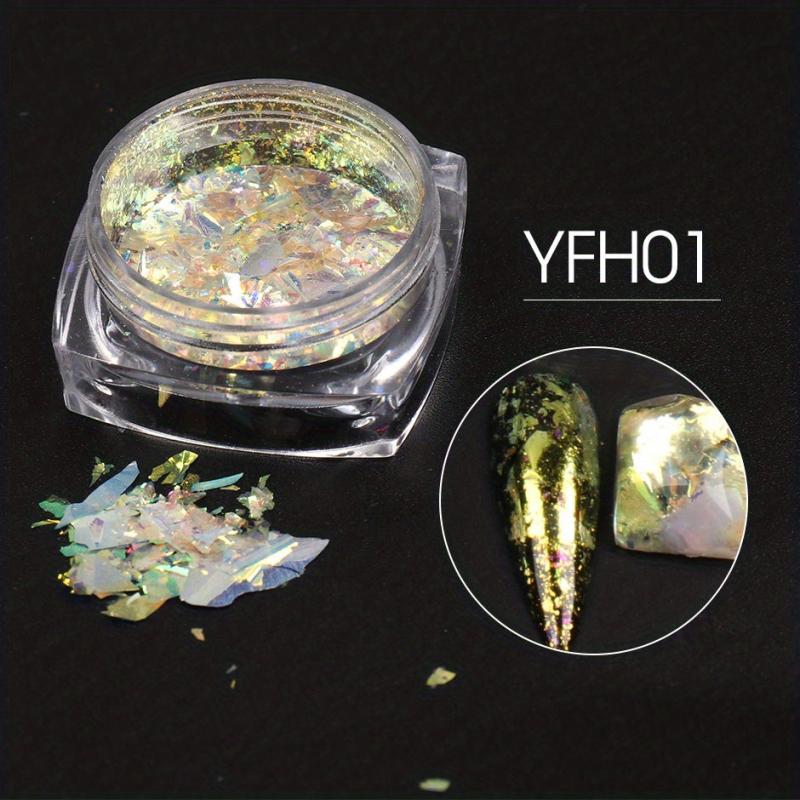 Opal Fireworks Nail Glitter Iridescent Dust for Manicures