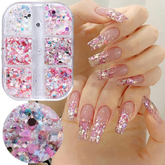 Mixed Irregular Nail Sequins Glitter Art Supplies DIY Craft Decoration