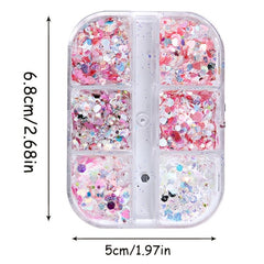 Mixed Irregular Nail Sequins Glitter Art Supplies DIY Craft Decoration