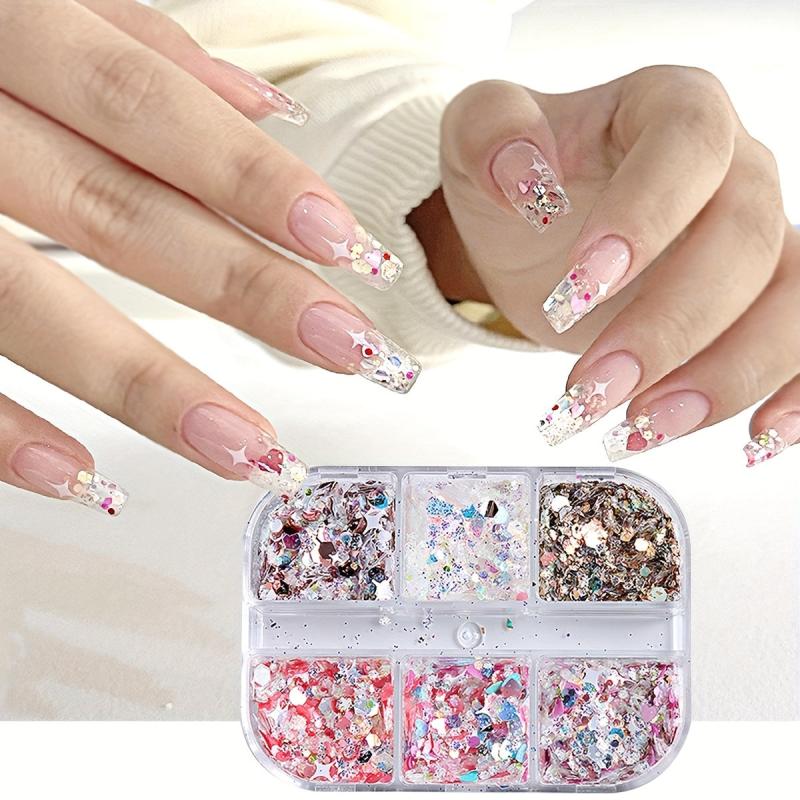 Mixed Irregular Nail Sequins Glitter Art Supplies DIY Craft Decoration
