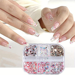 Mixed Irregular Nail Sequins Glitter Art Supplies DIY Craft Decoration